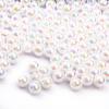 Acrylic ABS Imitation Pearl AB Color Round Beads for DIY Bracelets and Jewelry Accessories