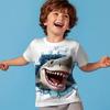 Boys 3D Shark Tee Shirt Short Sleeve 3D Print Summer Active Sports Fashion Polyester Kids Crew Neck Outdoor Casual Daily Regular