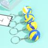 Volleyball Keychain Mini Pvc Volleyball Keychain Bag Car Keychain Ball Key Ring