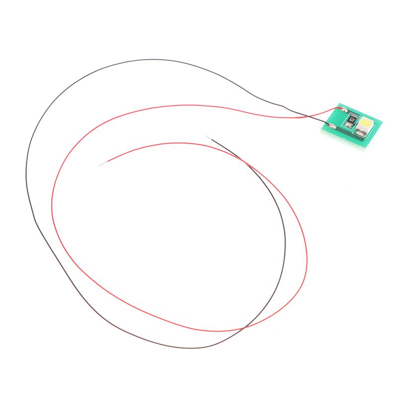 5Pcs Pre Wired Warm White Smd 3528 Led Lamp Light Set 12V ~ 18V For Model Railway Trains 1Set=5Pcs