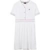 New Short Sleeved Dress Women's White F11W331313FWT