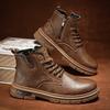 Winter Men's Boots Trendy Men's Shoes British Cargo Boots Outdoor Plus Size Versatile Casual Shoes Man Shoes Ankle Boots