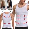 Men's Undershirts Slimming Vest Body Shaper Tummy Control Tops Shapewear Belly Waist Trimmer Shirts