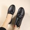 Новые весенние и осенние туфли для мам, одинарные туфли из кожи, мягкая подошва, удобные кожаные туфли для женщин среднего возраста и пожилых женщин, обувь для женщин пожилого возраста