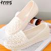 Hole Shoes Women 2025 New Summer Flat Heel Sandals Shoes Closed Toe Sandals