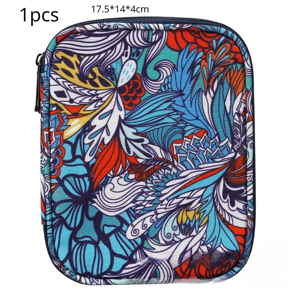 Scissors Sewing Organizer Knitting Bag Storage Boxs Oxford Crochet Bag Zipper Accessories Ruler Knit Arts Crafts Homes Garden