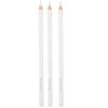 3Pcs White Charcoal Pencil Professional Sketching Highlight Pen Art Painting Supplies