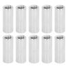 10 Pcs Round Connector Nut M8x1.25 L30mm Stainless Steel Coupling Nuts Threaded Sleeve Rod Kit