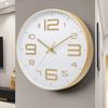 8 Inch Modern Decor Clock Non-Ticking Wall Clock Silent Round Wall Clock Quartz Clocks For Office School Bedroom Living Room