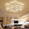 Simple Modern Flower Petal Creation Warm Bedroom Ceiling Lamp
