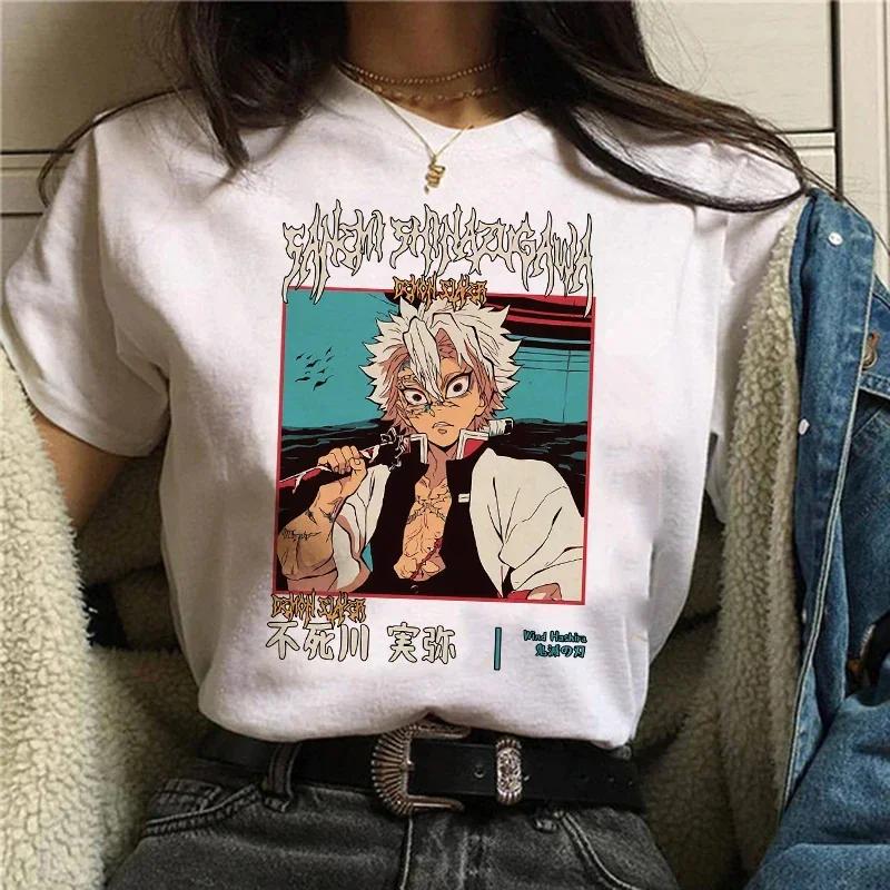 Demon Slayer T Shirt Women Kimetsu No Yaiba Nezuko Tshirt FeUnisex Tanjirou Kamado Graphic Tee Shirt Japanese Anime Unisexga T-shirt