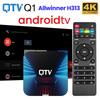 Smart TV Box VONTAR QTV Q1 Android 10 Allwinner H313 Поддержка 4K H.265 2.4G Wifi TV Dongle