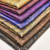 100x145cm Damask Brocade Wave Jacquard Silk Satin Fabric Stage Costume Upholstery Furniture Curtain Diy Clothing Material