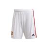 Mufc Home Elastic Waist Football Shorts Men Shorts White FM4289