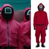 Squid Game Villain Men's Cosplay Costume with Masks Adult Halloween Party Fancy Dress