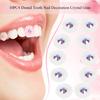 10pcsbox Clear Dental Tooth Nail Decoration Crystal Gem Rhinestone Colorful
