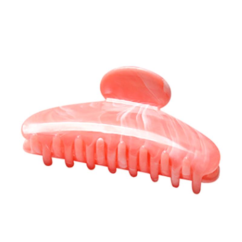 Stripes Hair Claw Acrylic Colorful Claw Clip Women Crab Hair Clips Girls Make Up Washing Tool Hair Accessories