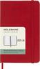 Moleskine 2025 Planner, July Start, 18-Month Weekly Diary, Hardcover, Pocket Size (9cm X 14cm), Red, DHF218WN2Y26