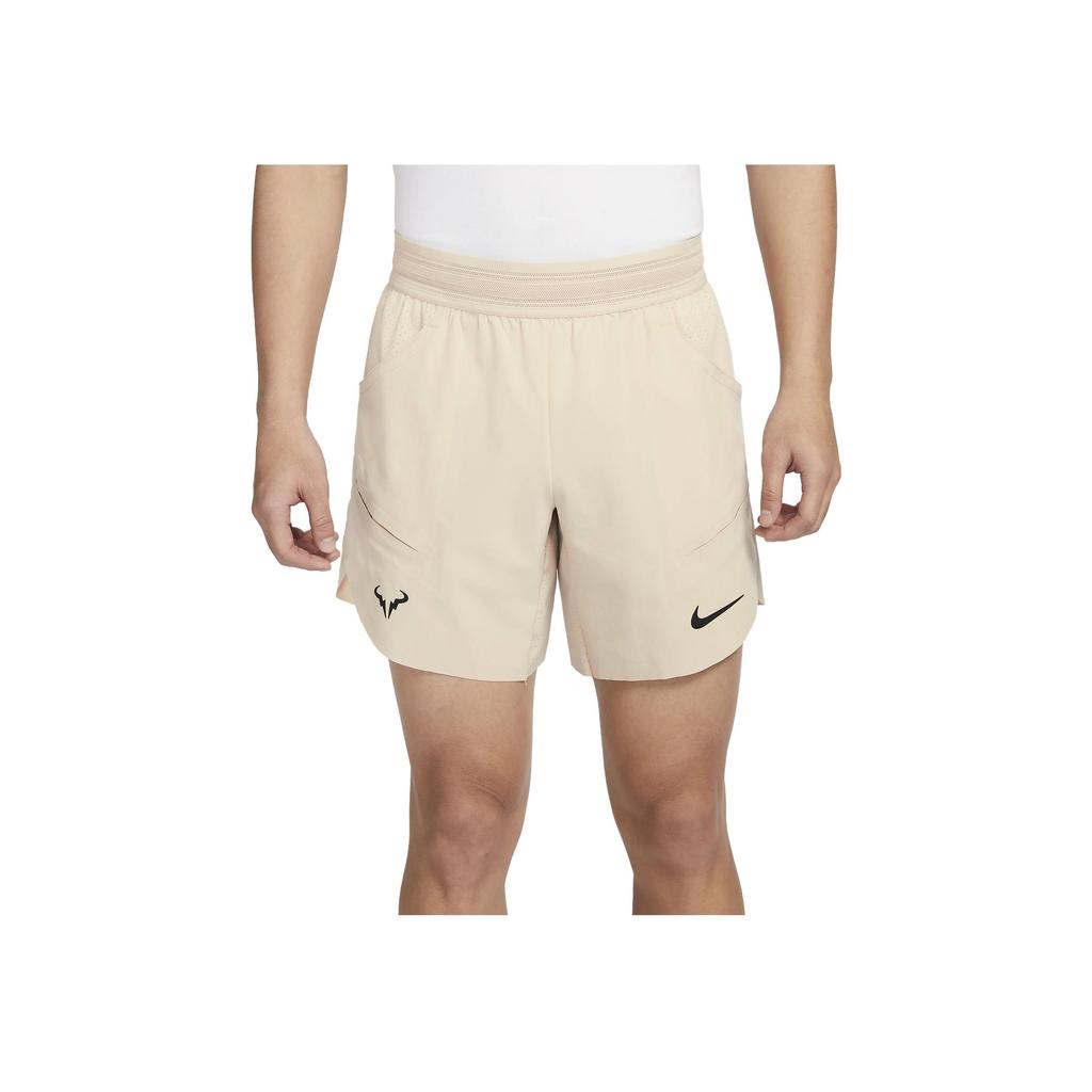 Nike Rafa Dri-FIT ADV Solid Straight-Leg Sports Shorts Men Bottoms Sandstorm DV2882-126