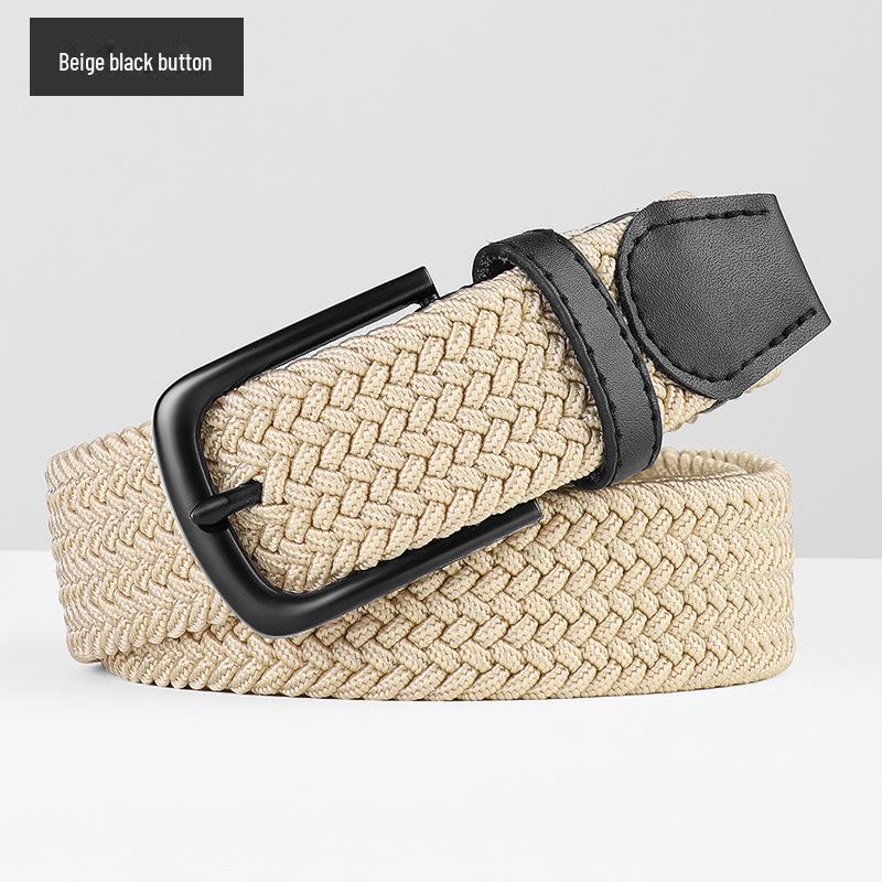 Versatile Woven Canvas Belt for Men & Women - Casual, Military Style, Adjustable for Jeans & Students