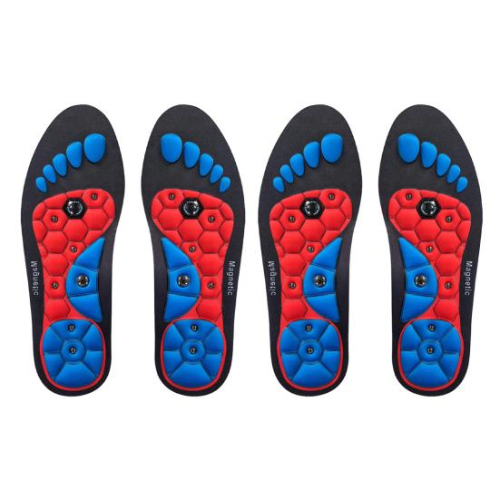 1 Pair Orthopedic Acupressure Insoles Pain Relief Lightweight Reflexology Massage Insoles Comfortable Foot Support