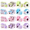 Little Pet Hamster Chinchilla House Luxury Villa Cute and Playful Easy Installation