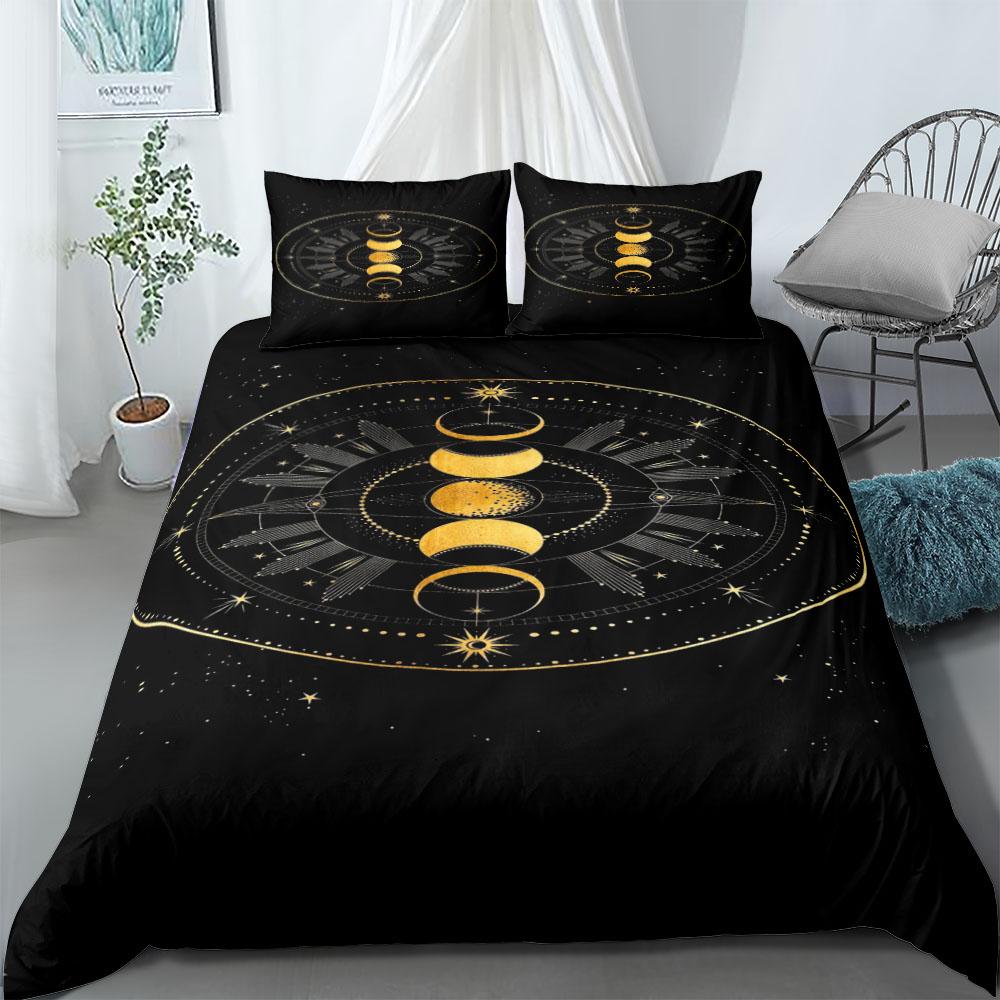 Celestial Moon Myth Duvet Cover Set UK Single Double King US Twin Full Queen Size Anime Bed Linen Set