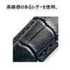 King Watch Parts Compatible with Tag Heuer For D Buckle External Product Belt Embossed Croco Night Blue [Import Original] 20/18mm