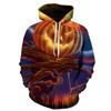 Spring Autumn Men's Hoodie Halloween Horror Pumpkin Head Men Women Sweatshirt 3D Print Fashion Street Pullover Harajuku Tracksuit