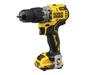 DEWALT 10.8V XR Brushless Cordless Hammer Drill Driver DCD706D2, 2x2.0Ah Batteries, Charger, Compact Kit