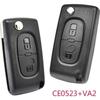2-button Silicone Car Key Cover for Peugeot 308 207 307 3008 5008 807 Expert Citroën C2 C3 Picasso C4 C8 CE0523
