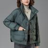Short Down Jacket Women Winter Feeling Stature Fashionable White Duck Down Jacket