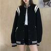 American Thin Baseball Uniform for Men and Women Ins Trendy Early Autumn Korean Version Loose and Versatile Lazy Style Jacket Work Clip New Style