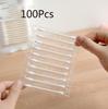 100pcs Independent Packaging Cotton Swab Cleaning And Hygiene Travel Portable Double Head Paper Stick Disposable Cosmetics