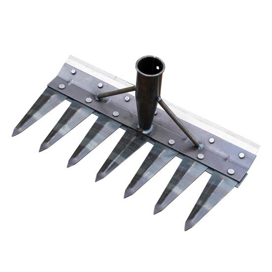 Gardening Weeder Puller Rake Heavy Duty Steel Outdoor Garden Lawn Farm Soil Loosening Weed Remover Weeding Uprooting Hand Tools