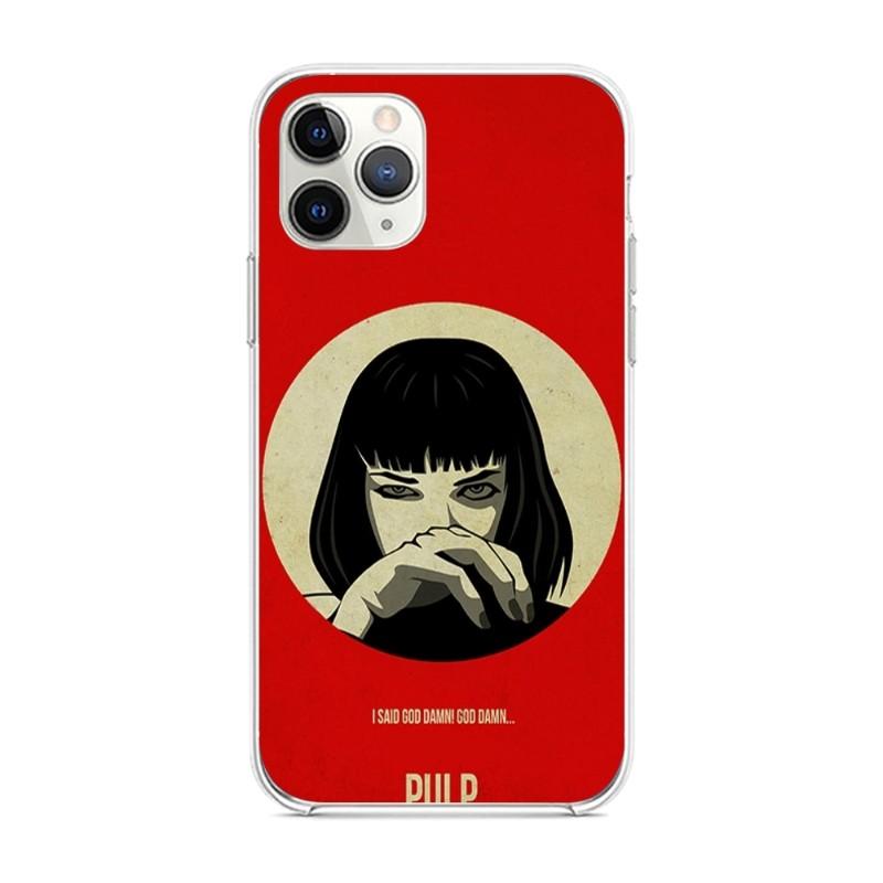 Cool Movie Pulp Fiction Phone Case For IPhone 14 13 12 11 XS X 8 7 6 Plus Mini Pro Max SE 2022 Soft Transparent Phone Cover