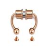 Fake Piercing Nose Ring Alloy Nose Piercing Hoop Septum Rings For Women Jewelry Gifts Fashion Magnetic Fake Piercing
