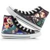 2024 Demon Slayer Print Canvas Shoes Fashion Anime Student Men Women Unisex Casual Shoe Lovers Couples Shoes