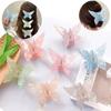 French Retro Butterfly Hair Clips Hair Accessories Hair Claws Hair Grasping  Women Lady Girl