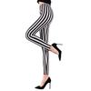 Women's Elastic Striped High Waisted Leggings And Sports Pants