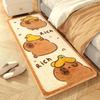 Cute Bedside Cashmere Carpet Capibara Imitation Cashmere Floor Mat Anime Rug