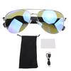 AI Translation Glasses Bluetooth V5.4 Built In Mic Speaker Polarized Translator Glasses UV400 Over
