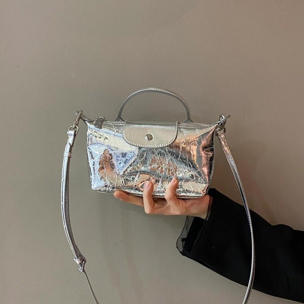 IELGY Ladies Versatile One Shoulder Crossbody Dumpling Bag, New Chinese Handbag