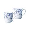 Noritake Mug 295cc Blue Sorrentino Line Finish Microwave Safe Dishwasher Safe 2 Pieces Blue Bone China (Pair Set) P97280/4965