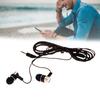 Headset Stereo Noise Reduction TPE 3.5mm In-ear Wired Stereo Braid Earphone for Dormitory