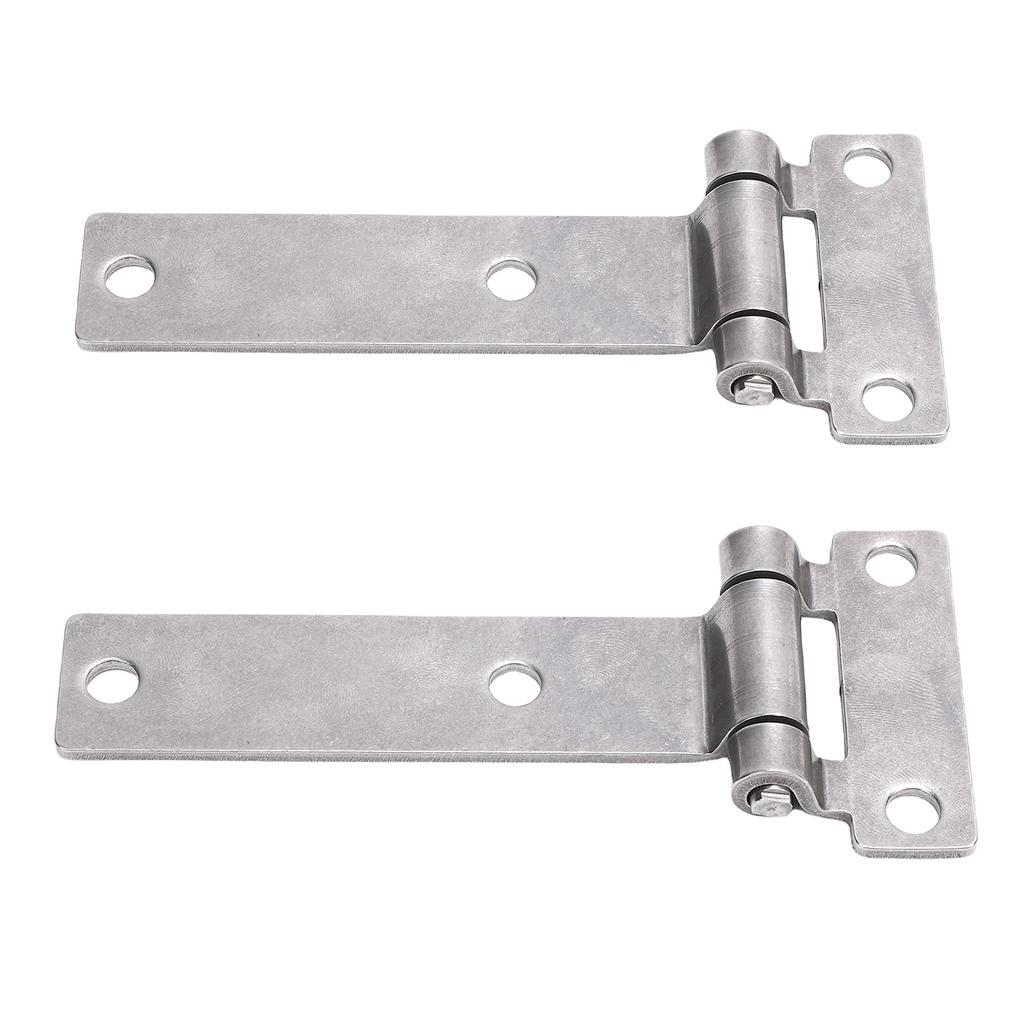 1 Pair 316 Stainless Steel Marine Grade T Hinge Sturdy Heavy Duty Boat Hinge for Yacht Interior Hatches 135x58mm