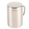 Stainless Steel Coffee Mug Minimalist Fashionable Large Capacity Coffee Cup with Lid for Home 400ml