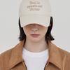 VARZAR TMV Lettering Ball Cap [Twill Sand]