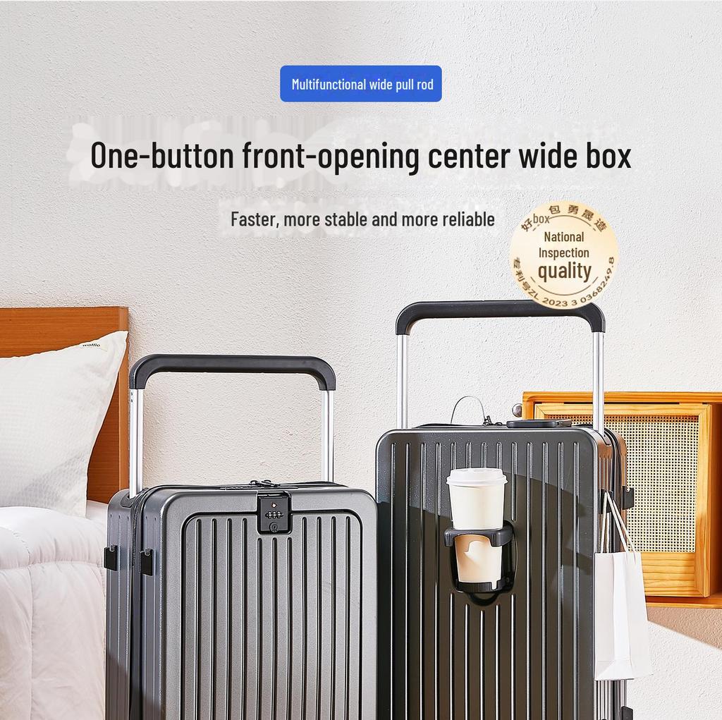 Yongsheng 20" Female Student Trolley Case with Custom Logo and Front-Opening Design