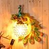 Retro Dual Color Peacock Wall Lamp Creative Gold White Lamps LED Crystal Metal Light Corridor Decoration